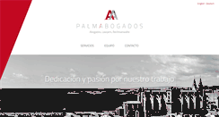 Desktop Screenshot of palmabogados.com